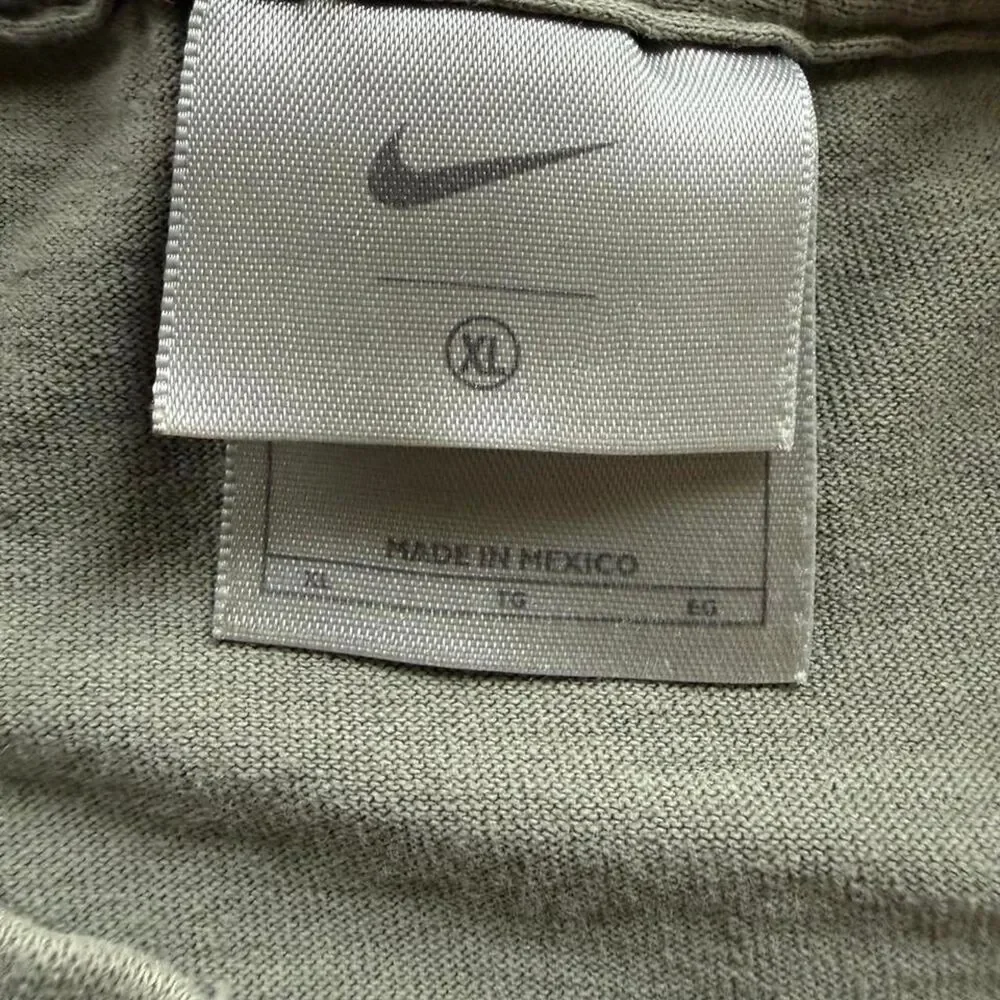 Vintage 90s Nike Center Swoosh Travis Scott Olive Green XL